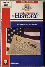 1988 Fun Learning US History Discovery To Reconstruction Apple II IBM PC  picture