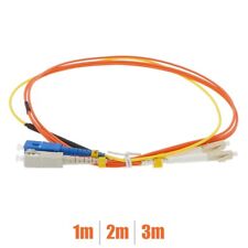1 2 3M SC/UPC to LC/UPC Fiber Optic SM-OM1 Duplex Mode Conditioning Patch Cable picture