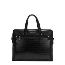 MENS VEGAN LEATHER BRIEFCASE picture