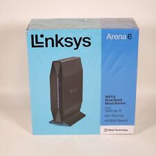 LinkSys Arena 6 WiFi 6 Dual-Band Mesh Router AX1800 Speed Black Brand New Sealed picture