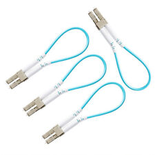 2pcs OM3 Loopback Plug Tester Multimode LC UPC Fiber Optica Duplex Cable Adapter picture