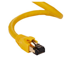 CAT8 Yellow SFTP Ethernet Cable 40Gbps 2GHz Copper LAN Wire 0.5FT-75FT Multi LOT picture