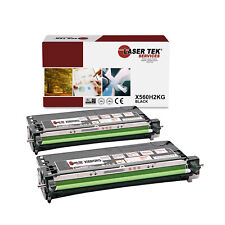2Pk LTS X560 X560H2KG Black HY Remanufactured for Lexmark X560 Toner Cartridge picture