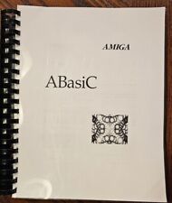 Vintage Amiga ABasiC Reference Manual picture