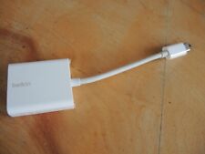 Genuine Belkin USB-C To VGA Adapter F2CU037dsWHTAPL White picture