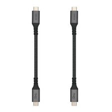 Vebner 6-Inch Extra Short USB4 Cable - 40Gbps Supports 100W (20V, 5A) Chargin... picture