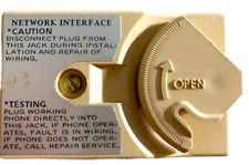 Vintage LAN Network Interface Testing Module Verizon Fios w/Protective Cover 13z picture