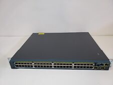 Cisco WS-C2960S-48LPD-L 48 GigE PoE+ LanBase 2 x 10G SFP w/C2960S-Stack 370W PSU picture