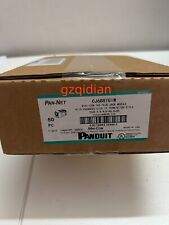 Panduit Giga-TX Cat6 jacks White CJ688TGIW BOX OF 50.Free Shipping For DHL /UPS picture