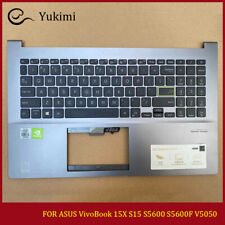 FOR ASUS VivoBook 15X S15 S5600 S5600F V5050 Grey C Shell Palmrest Keyboard picture