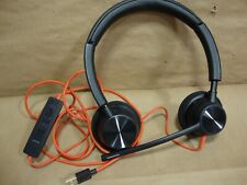 PLANTRONICS POLY BW3310 STEREO USB-A HEADSET BW3320 - Red Cord picture