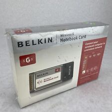 New NOS Belkin Wireless G 802.11g Laptop Notebook WIFI Card Model F5D7010 picture