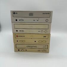 4x CD-ROM Drives Vintage PC Hardware Untested LG Creative Diamond Data picture