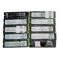 Lot of 10 Mixed Brand Model 256GB SATA NVME SSD Solid State Drive picture