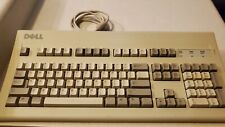 Dell AT101W Wired PS/2 Mechanical Keyboard Mainframe Collection Vintage  picture
