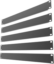 Qiao 5 Pack of 1U Blank Panel - Metal Rack Mount Filler Panel for 19In Server Ra picture