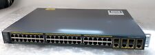 Cisco Catalyst WS-C2960G-48TC-L V06 48-Port Switch w/ Ears + Cord picture