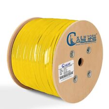 Cat6 Plenum Shielded Cable 1000FT Solid Copper 550MHZ 23AWG PoE++ Support F/UTP picture