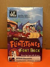 1992 The Flintstones Font Pack MS-DOS /Windows 3.1 Computer Hanna-Barbera Sealed picture