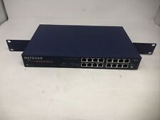 NETGEAR 16-PORT DUAL SPEED STACKABLE HUB 10/100 DS516 - PREOWNED picture