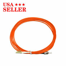 10PCS 3m OM4 LC to LC Fiber Optic Patch Cable Multimode Duplex Orange 50/125 picture