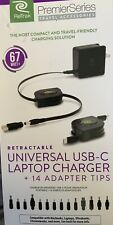 ReTrak - Retractable Universal USB-C Laptop Charger +14 Adapter Tips picture