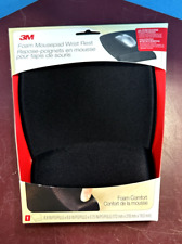 NEW 3M Mouse Pad Antimicrobial Foam Wrist Rest Nonskid Base Black MW209MB picture