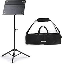 Hola Music HM-MS+ Professional Folding Orchestra Sheet Music Stand w/Carry Bag picture