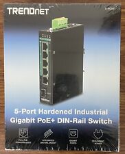 TRENDnet TI-PG541 5-port Hardened Industrial Gigabit PoE+ DIN-Rail Switch (NEW) picture