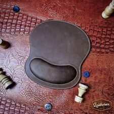 Buffalo Leather Mouse Pad with Wrist Rest | Buffalo Leather Mouse Pad picture