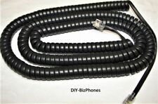 Polycom Handset Cord Soundpoint Phone IP 321 331 335 501 Receiver Charcoal 25 Ft picture