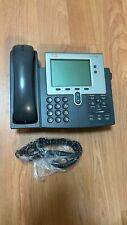 Cisco IP Telephone 7942 Corded Business Phone with Handset & Stand DR-90 picture
