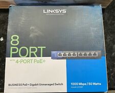 Linksys LGS108P 8-Port Business Desktop Gigabit PoE+ Switch picture