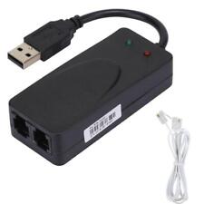 USB2.0 56K Dual Port External Fax Modem for Win7/8/10 - Plug  Play picture