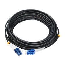 250M Black Armored Fiber Cable LC-LC UPC SM 9/125 Duplex Fiber Optic Patch Cord  picture