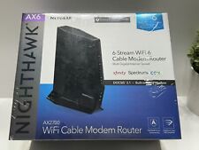 NEW NETGEAR Nighthawk Wifi Cable Modem Router Cable Gateway DOCSIS 3.1 AX2700 picture