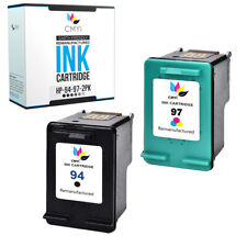 Compatible Combo Ink Cartridges HP 94 97 Black Color Cartridge Pack picture