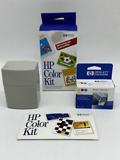 HP Color Kit Ink C51649A Desk Jet/Writer 600 w/Storage Container Exp: 9/97 L@@K picture