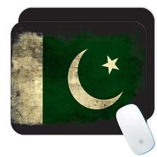 Gift Mousepad : Pakistan Distressed Flag Vintage Pakistani Expat Country picture