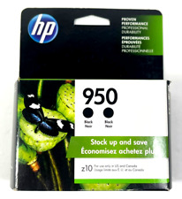 GENUINE 2-PACK HP 950 BLACK INK CARTRIDGES OFFICEJET PRO 8600 NEW SEALED BOX picture