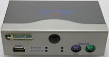 vintage CompuCable Power Reach Mini Elite 2 Port USB KVM Controller KVM-201 PRIM picture