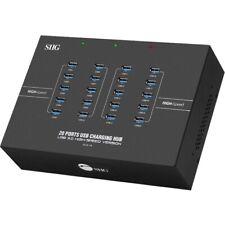 SIIG 20-Port Industrial USB 3.0 Hub With Charging IDUS0611S1 picture