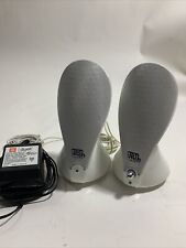 JBL Duet by Harman Multimedia Silver Computer Speakers w/ Cords And Power Supply picture