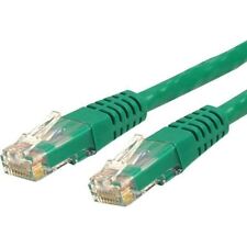 StarTech.com 12ft CAT6 Ethernet Cable - Green Molded Gigabit - 100W PoE UTP 650M picture