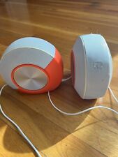 JBL Pebbles Plug and Play Stereo Computer Speakers - Orange picture