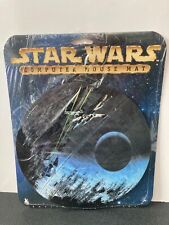 VINTAGE STAR WARS COMPUTER MOUSE MAT PAD DEATH STAR picture