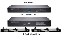 (2) Sonicwall Tz500 + HA + Rack  Firewall Network Security Router TRANSFER READY picture