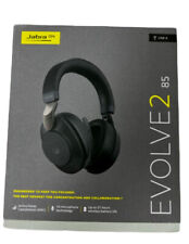 Jabra Evolve2 85 UC Wireless Headphones with Link380a, Stereo & Noise Cancelling picture