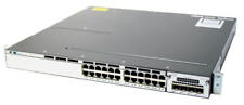 CISCO WS-C3750X-24P-S 24-Port Gigabit POE+ Switch 3750X-24P-S 3750X ios-15.2-tar picture