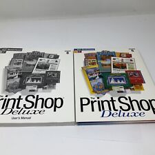 the Print Shop Deluxe Broaderbund Version 6 Software And User's Manual picture